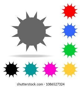 the sun icons. Elements of human web colored icons. Premium quality graphic design icon. Simple icon for websites, web design, mobile app, info graphics on white background