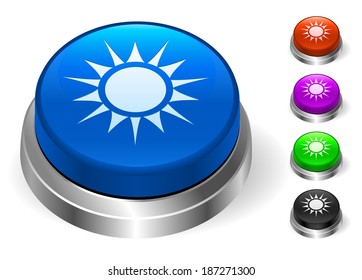 Sun Icons on Round Button Collection