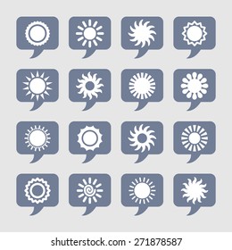 Sun icons for site