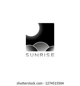 Sun icons templates, vector logo for business corporate, elements, illustration
