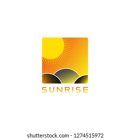 Sun icons templates, vector logo for business corporate, elements, illustration