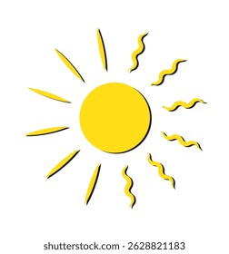 Sun icons. Sun vector icon set in black color isolated set. solar isolated icon. sunshine sun icon vector illustration icons . 