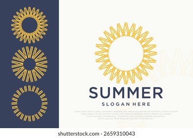 Sun icons vector isolated. Shine sun set. Sunshine vector illustration