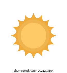 Sun icons vector, trendy vector summer for website design, web button, mobile app.