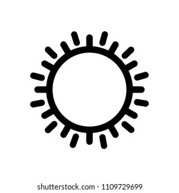 Sun icon,vector illustration. Flat design style. vector sun icon illustration isolated on White background, sun icon Eps10. sun icons graphic design vector symbols.