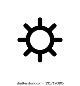Sun icon,vector illustration. Flat design style. vector sun icon illustration isolated on White background, sun icon Eps10. sun icons graphic design vector symbols.