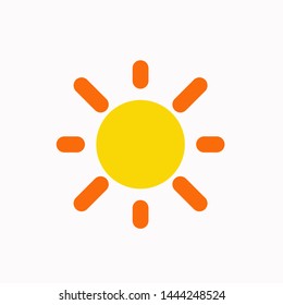 Sun icon,vector illustration. Flat design style. vector sun icon illustration isolated on White background, sun icon Eps10. sun icons graphic design vector symbols.