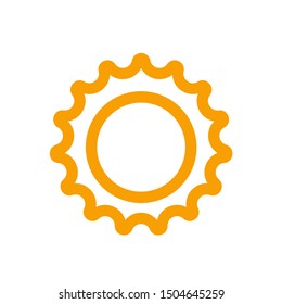 Sun icon,vector illustration. Flat design style. vector sun icon illustration isolated on White background, sun icon Eps10. sun icons graphic design vector symbols.