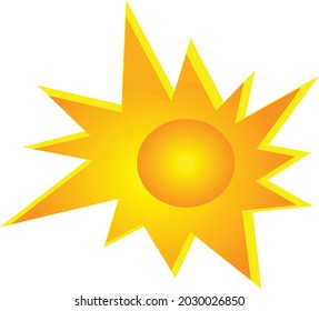 it's a sun icon,which have it's own glow