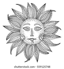 Sun illustration