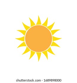 sun illustration icon vector design 