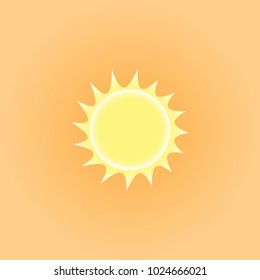 Sun illustration. Vector