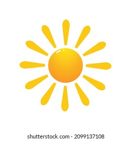 Ilustración solar para el diseño de sitios web, aplicación móvil, botón web.