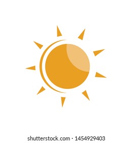 sun ilustration logo vector icon illustration template