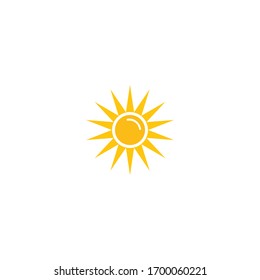 sun ilustration logo vector icon template