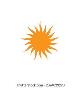 sun ilustration logo vector icon template