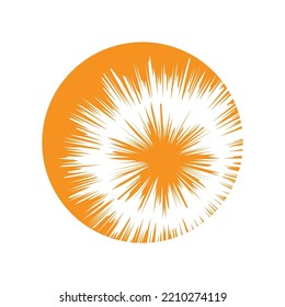 sun ilustration logo vector icon template