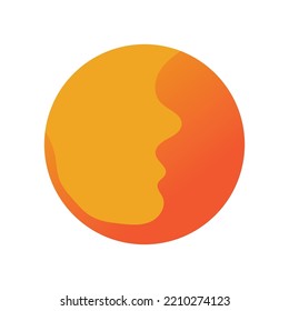 sun ilustration logo vector icon template