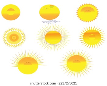 Sun Images Vector Stock Sun icon logo design   Sun Logo Vector Art, Icons, and Graphics