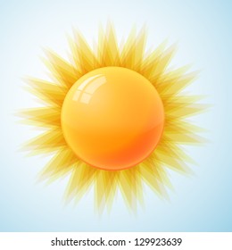 Sun isolated