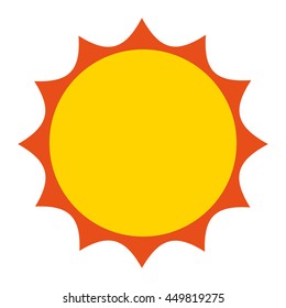sun  isolated icon design, vector illustration  graphic 