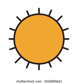 Sun isolated symbol