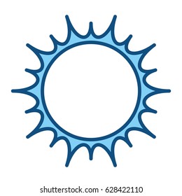 Sun isolated symbol
