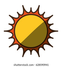 Sun isolated symbol