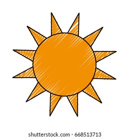 Sun isolated symbol