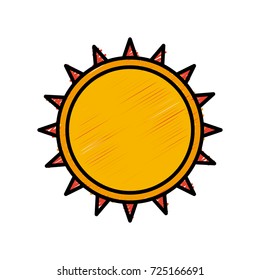 Sun isolated symbol