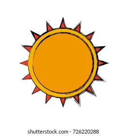 Sun isolated symbol
