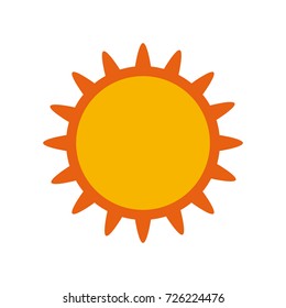 Sun isolated symbol