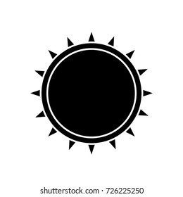 Sun isolated symbol