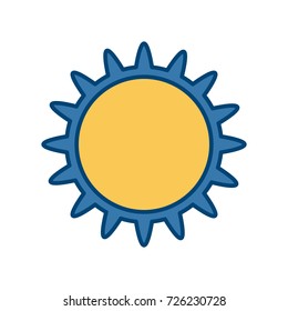 Sun isolated symbol