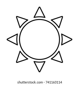Sun isolated symbol