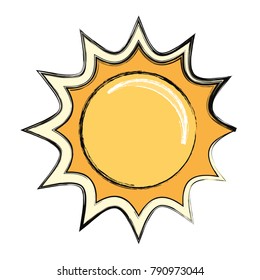 Sun isolated symbol