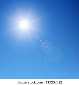 Soleil Ciel Bleu Images Photos Et Images Vectorielles De Stock Shutterstock