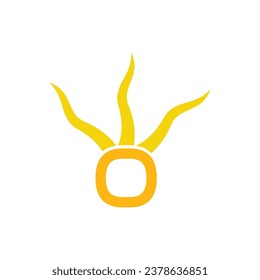 Sun letter o logo design technology, nature, construction, real estate, abstract, yoga, colorful, people, globe, community, sky, tree, medical, yoga, travel, finance, sports, restaurant, innovative,