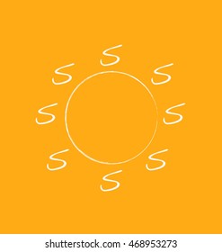 sun with letters