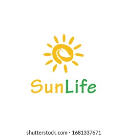 Sun Life Logo Natural and  Templates