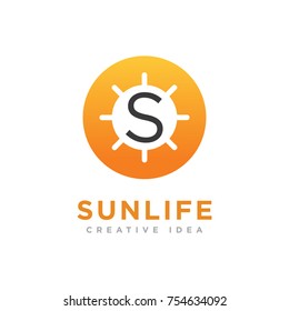 Sun life logo vector