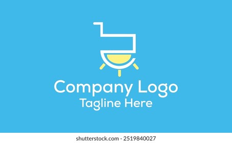 Sun Light Cart Logo Design