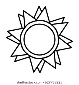 sun light isolated icon