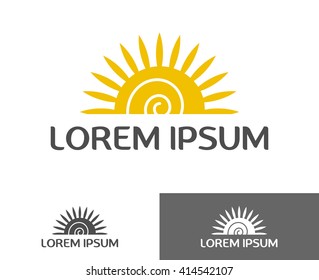 sun and light logo.