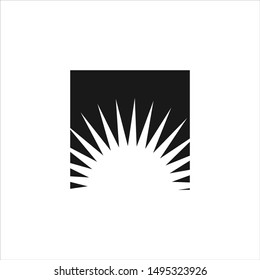 Sun light Logo. Summer Icon Vector. 