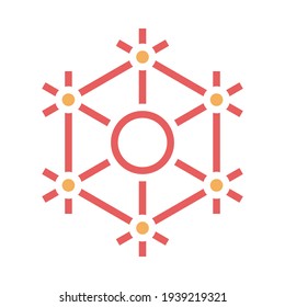 Sun lighting, inspiring and uniting many little suns. Faith, God, inspiration, love, religion, community and family concept. Flat design. EPS 8 vector illustration, no transparency, no gradients