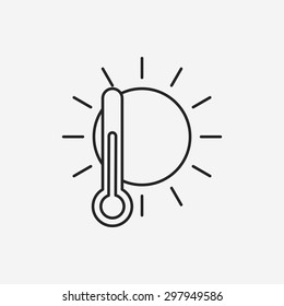 sun line icon