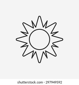 sun line icon