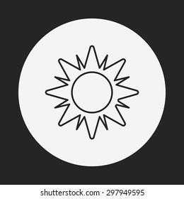 sun line icon