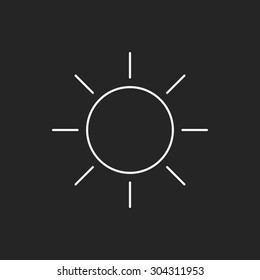 sun line icon